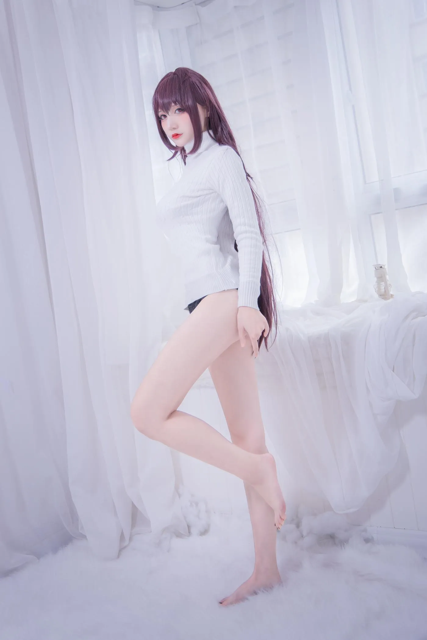 仙九Airi – NO.07 斯卡哈毛衣 [21P]插图9